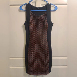 Soprano Black Red Sleeveless Bodycon dress